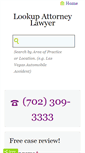 Mobile Screenshot of lookupattorneylawyer.com